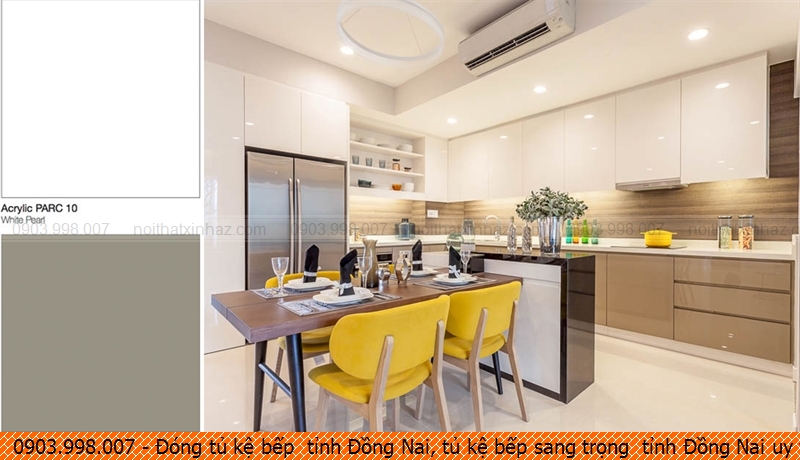 Đóng tủ kệ bếp  tỉnh Đồng Nai, tủ kệ bếp sang trọng  tỉnh Đồng Nai uy tín gọi SĐT 0903-998-007