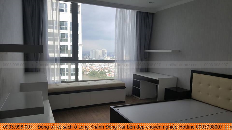 Đóng tủ kệ sách ở Long Khánh Đồng Nai bền đẹp chuyên nghiệp Hotline 0903998007