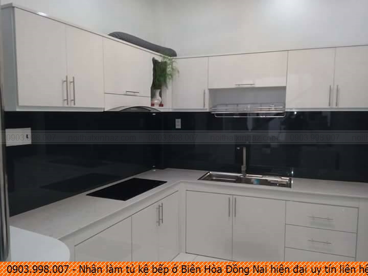 Nhận làm tủ kệ bếp ở Biên Hòa Đồng Nai hiện đại uy tín liên hệ Hotline 0903-998-007